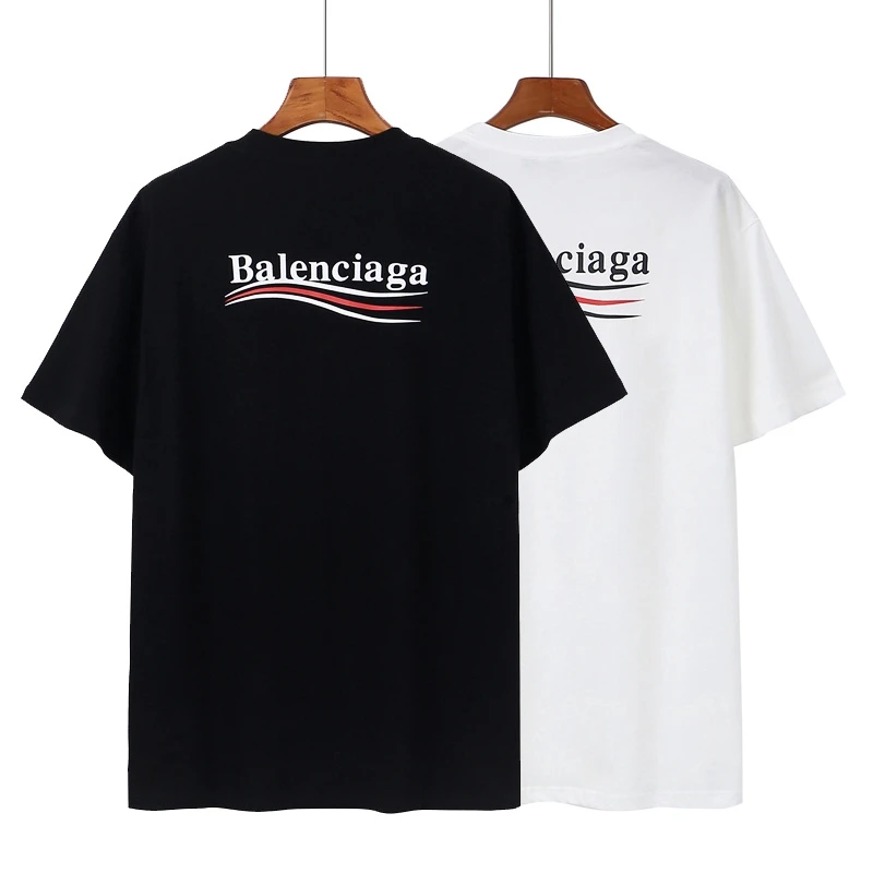 Balenciaga-spring And Autumn All-match Fashion Simple Short-sleeved Unisex  T-shirt - T-shirts - AliExpress