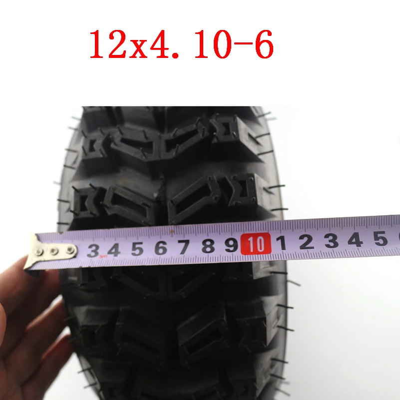 Lightning доставка 12x4. 10 6 вакуумные шины ATV Quad Go Kart 47cc 49cc массивные 4 бескамерные