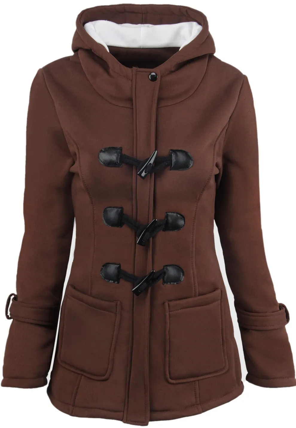 2019 осень и зима теплая куртка для женщин пальто с капюшоном на молнии Пальто
