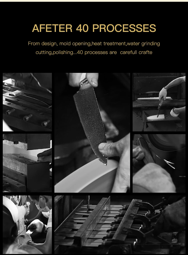 8寸沙滩纹红影木柄厨师刀英文版_05