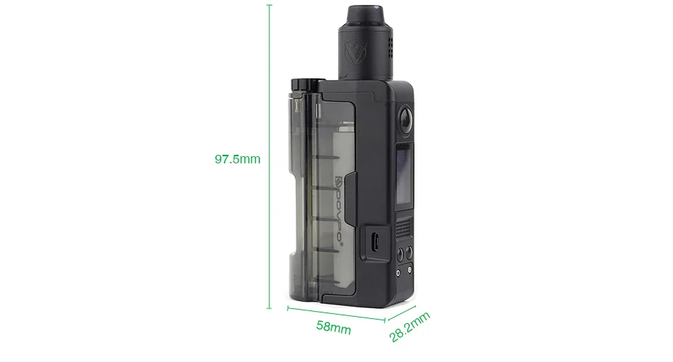 Dovpo Topside Lite 90W Squonk TC Kit with Variant RDA