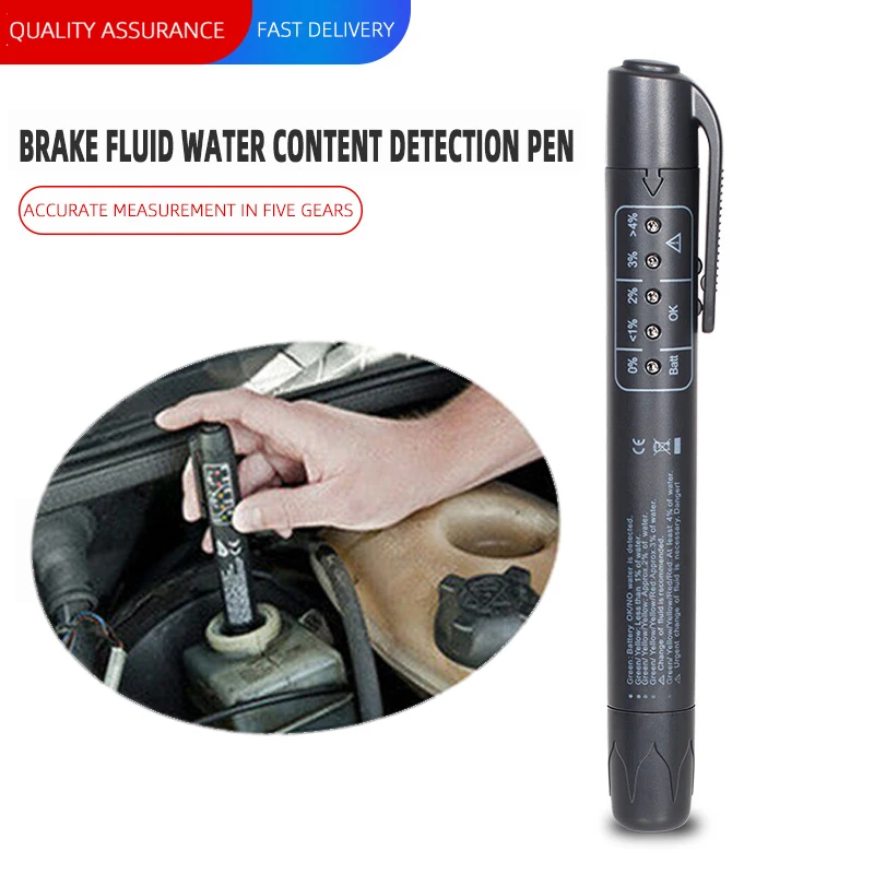 Probador de líquido de frenos LED para coche, herramienta de prueba automotriz, probador de líquido de frenos del coche