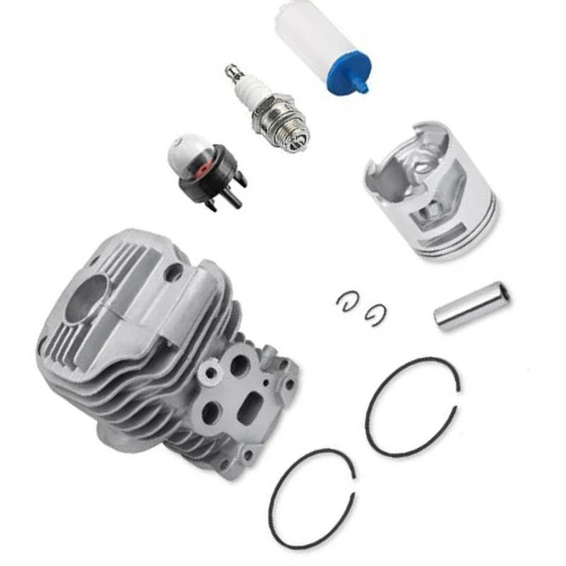 

New Cylinder Head Piston Kit Fits For Husqvarna Partner K750 K760 OEM 520757302 Tool Parts Accessories