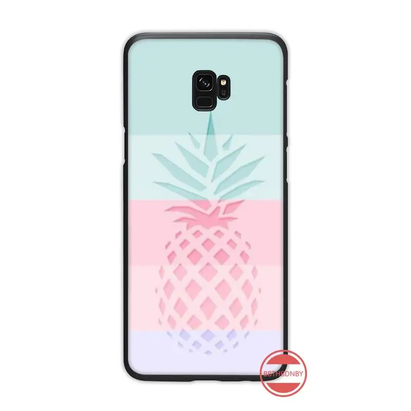 Чехол с рисунком ананаса для телефона Samsung S6 S7 edge S8 S9 S10 e plus A10 A50 A70 note8 J7 2017|Бамперы| |