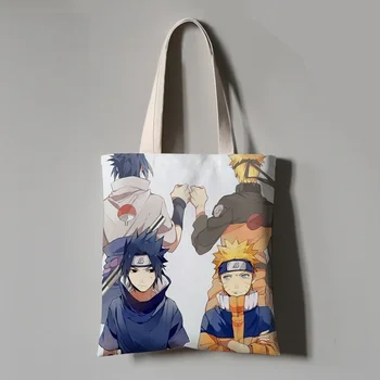 

Anime Sasuke Uzumaki Naruto cosplay bags canvas 3D Shoulder Bag handbag shopping bag