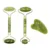 Лицевая Массажная Роликовая Пластина Guasha Board Double Heads Slimming Face Lifting Massager Natural Jade Stone Eye Neck Thin Care Tool