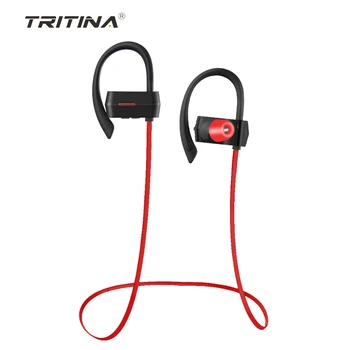 

Tritina Wireless Earphones Microphone Bluetooth4.1,Stereo Sport Headphone Noise Cancelling with Memory Foam Earbuds Sweatproof
