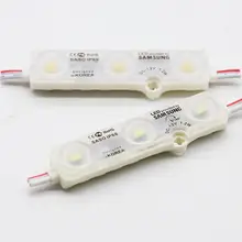 Samsung чип SMD 5730 3 светодиодный впрыска светодиодный модуль 12V с объективом Водонепроницаемый IP68 1,2 Вт белый светодиодный знак Магазин Баннер наружные вывески с подсветкой