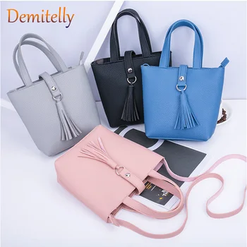 

Fashion classic tassel portable ladies bag wild casual multifunctional single shoulder diagonal bag luxury design female clutch