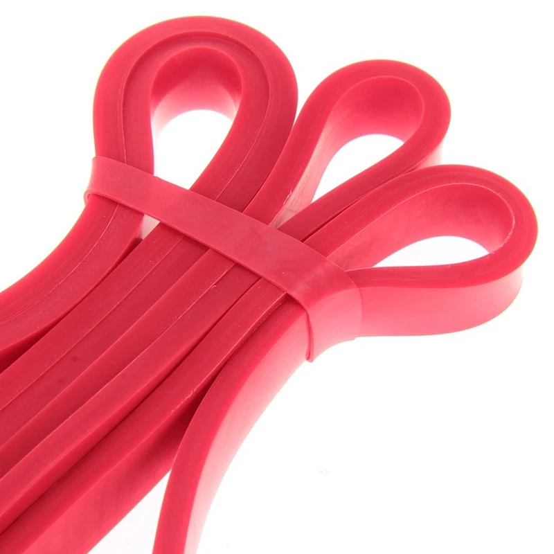Resistance Latex Band Body Gym Training Powerlifting Pull Up Red