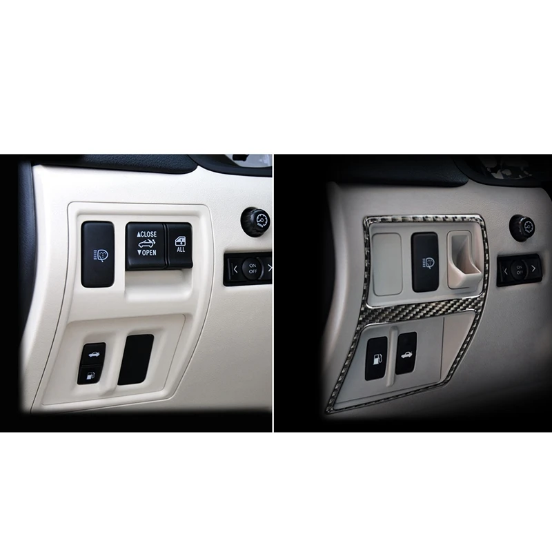 Для LEXUS IS250 350 2006-2012 из углеродного волокна задние ворота кнопки дверного переключателя