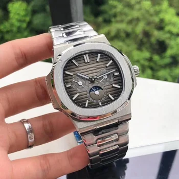 

luxury new 5-pin PP AAA Automatic machinery 39mm watch men sweeping All the small dials work No battery watches 505