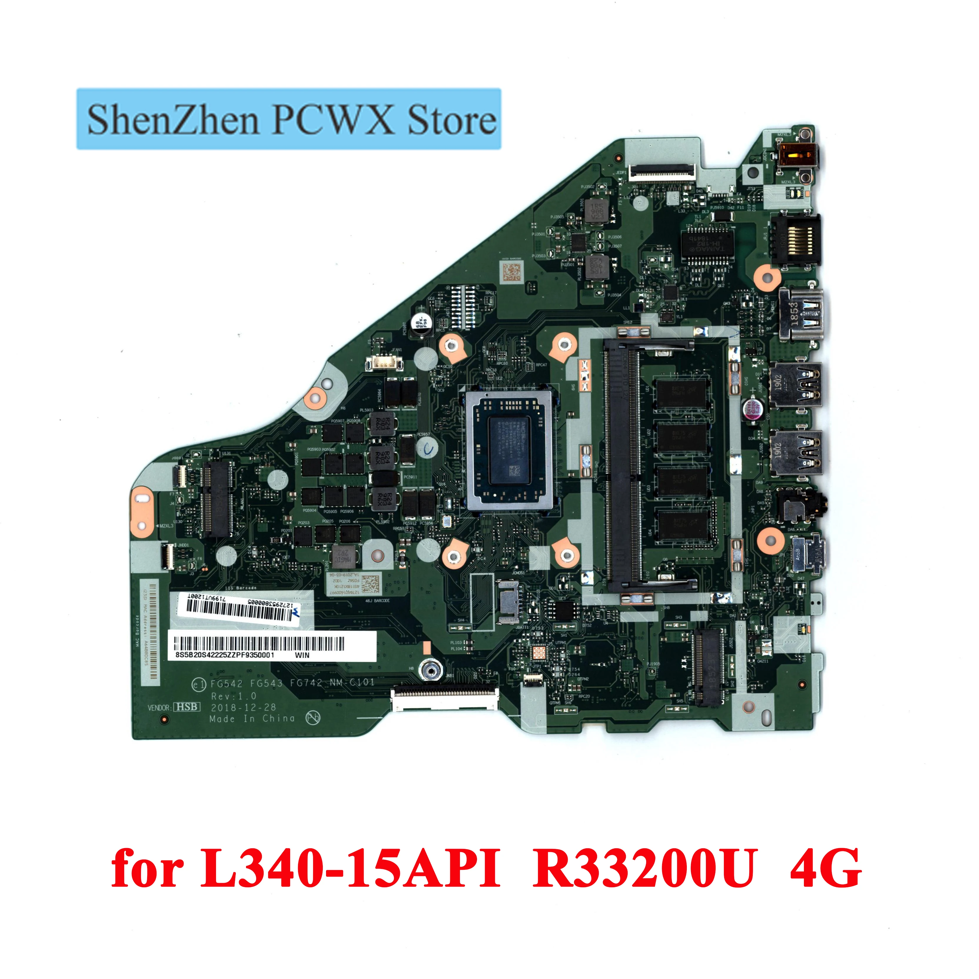 R33200U 4G 5B20S42225 Встроенная видеокарта материнская плата FG542 FG543 FG742 NM C101 для ноутбука