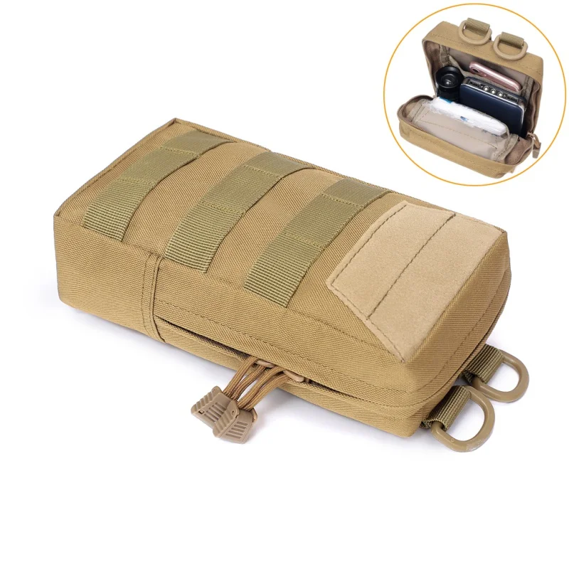 Airsoft(Military)Hunting MOLLE Pouch Bag(Tactical)Shooting Utility Bags Vest EDC Gadget Waist Pack Outdoor Accessories