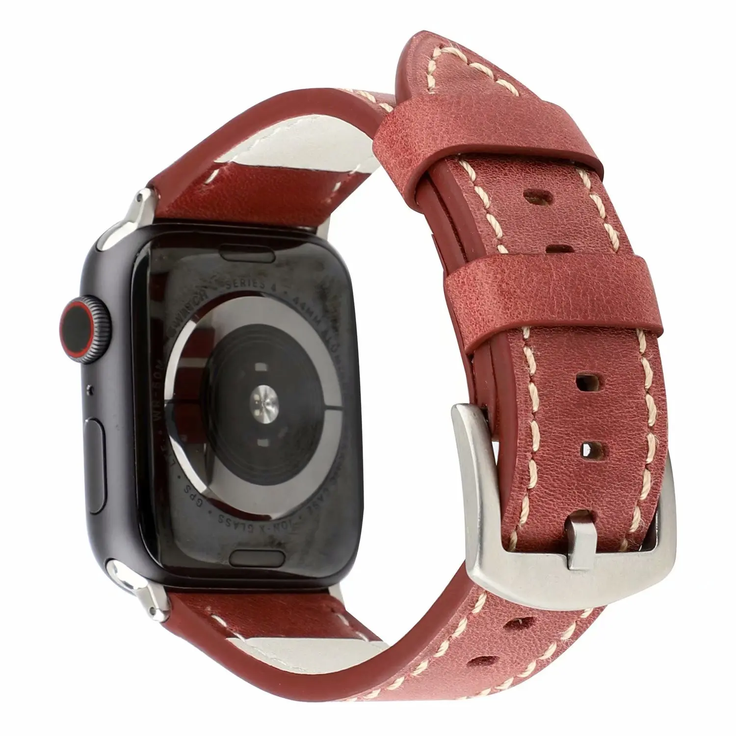 Масло воск кожа замена ремешок для наручных часов Apple Watch, версии 5/4/3/2/1 Спортивный Браслет 42/38/44/40 мм, ремешок для наручных часов iwatch, 4 полосы