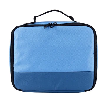 

Polyester printer travel package case bag for canon selphy cp900 / 910/1200 smart phone photo printer protective case bag (blue)