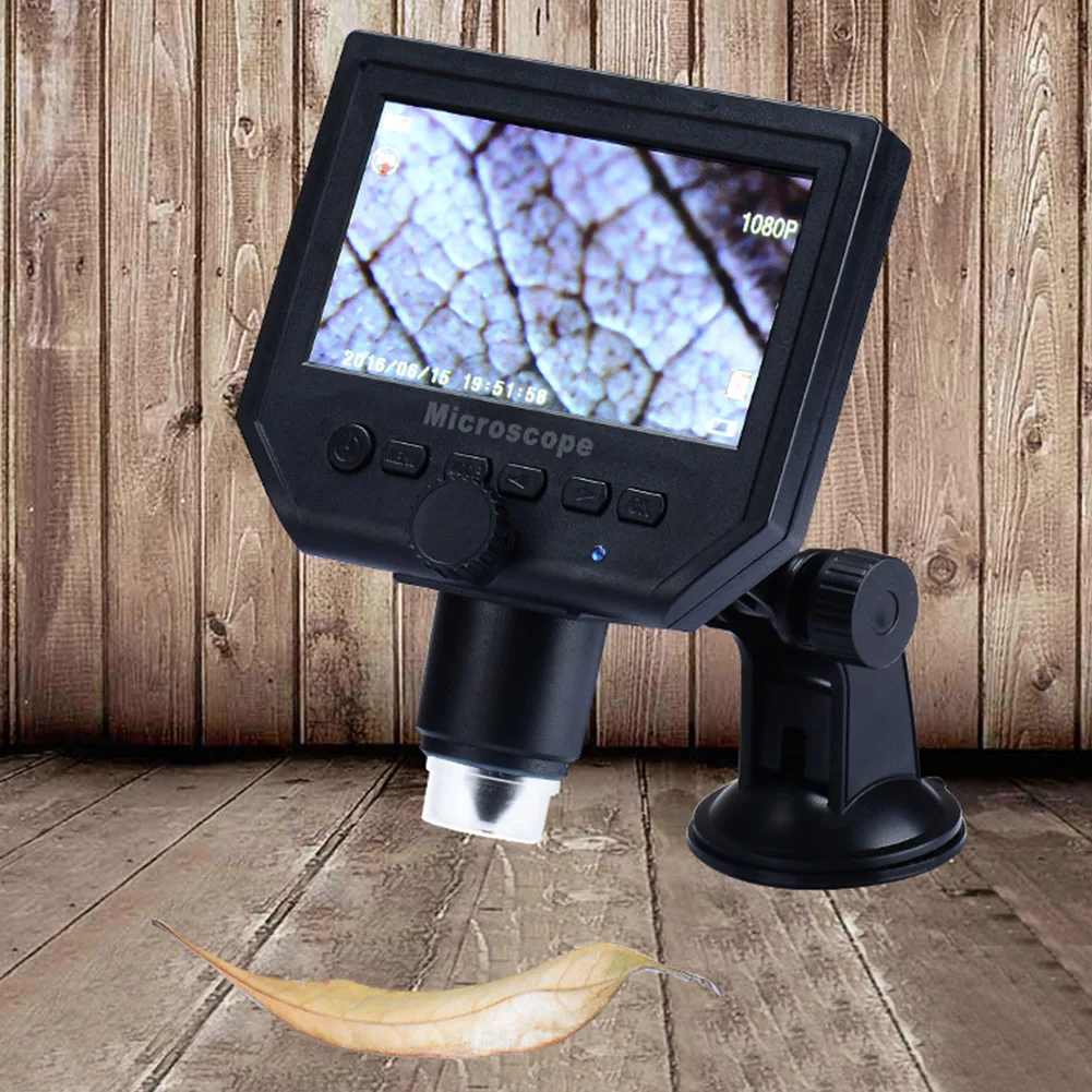  600X microscopio Digital USB microscopio electrónico de vídeo de 43 pulgadas OLED HD LCD soldadura 