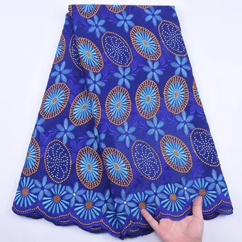 

SJD LACE High Quality African Lace Fabric Embroidery French Lace Fabric Bright Diamond Nigeria Lace Fabric For Women Party A1926