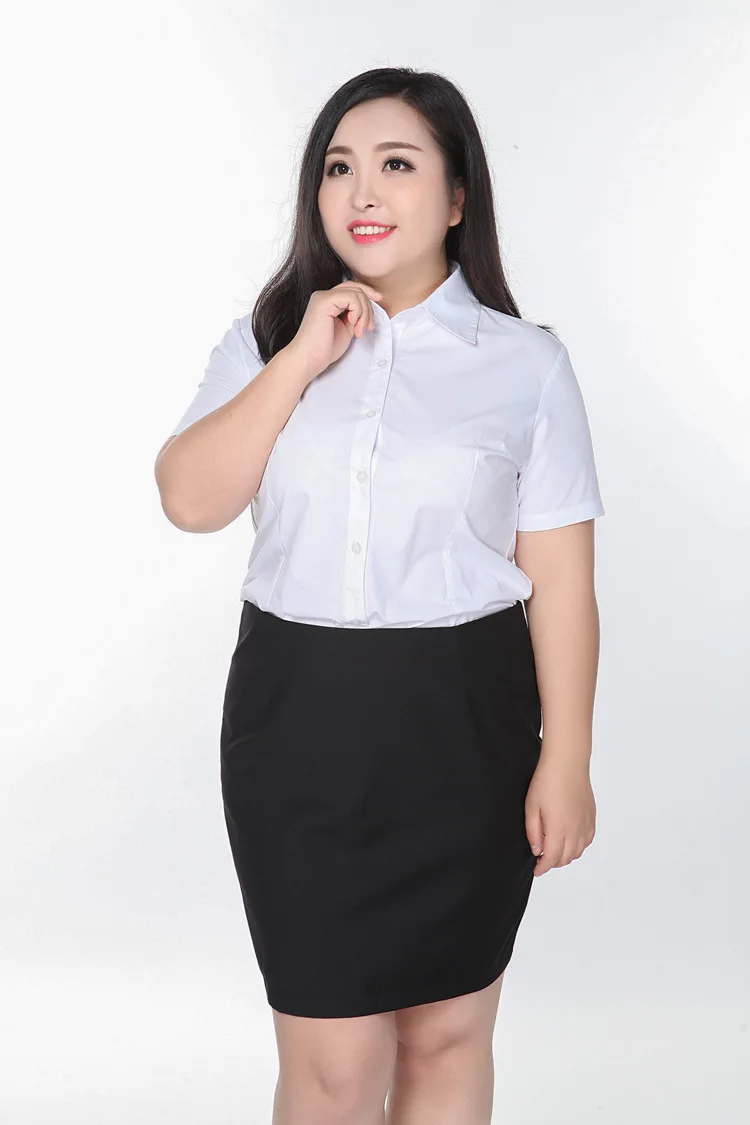 OL Work Plus Size 9XL Summer Short Skirt Women Black Skirts Pencil Skirts High Waist Skirts Faldas Mujer Moda Femele DJ759