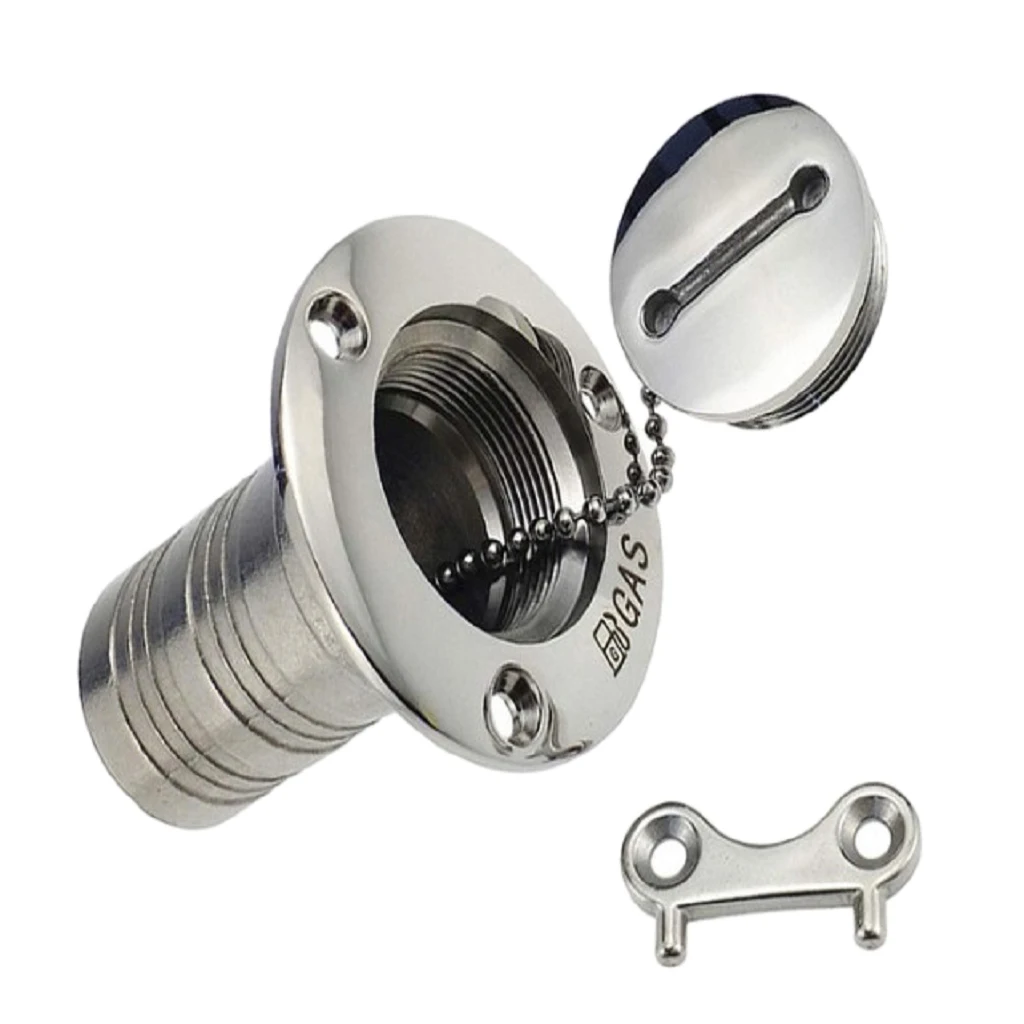 Ø 38mm Stainless Steel Filler Deck Filler Tank Cover For Boat, Yacht, Caravan, Tractor, Trailer Tank