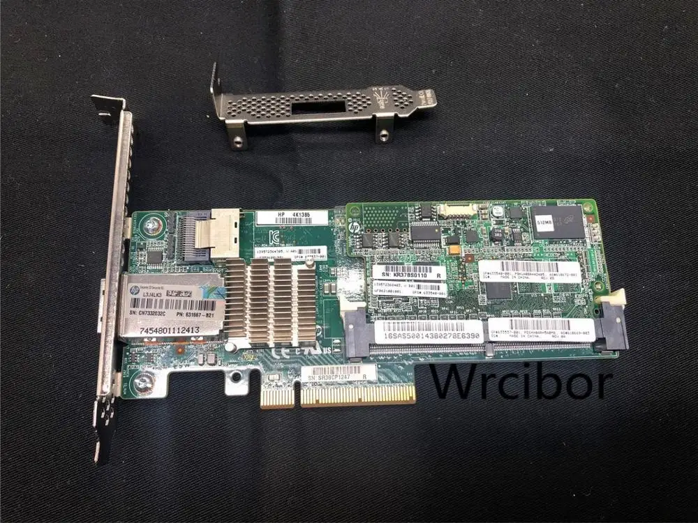 Hp Smart массив P222 6 ГБ/сек. 512 МБ кэш PCIe SAS контроллер 633537-001