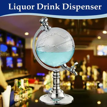 

1000cc Globe Shaped Beverage Liquor Dispenser Clear Drink Wine Beer Pump Decanter Tap Home Night Club Beer Tool with Funnel