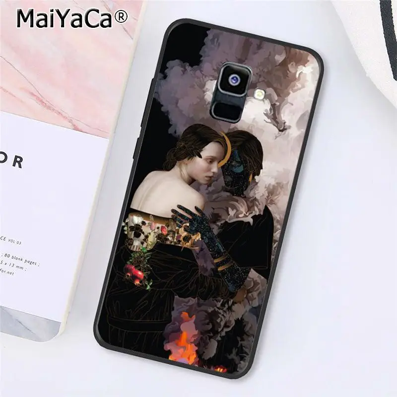 MaiYaCa Винтаж штукатурка статуя Давида эстетическое искусство чехол для телефона для samsung Galaxy A7 A8 A6 плюс A9 A50 A70 A20 A30 A40 - Color: A4