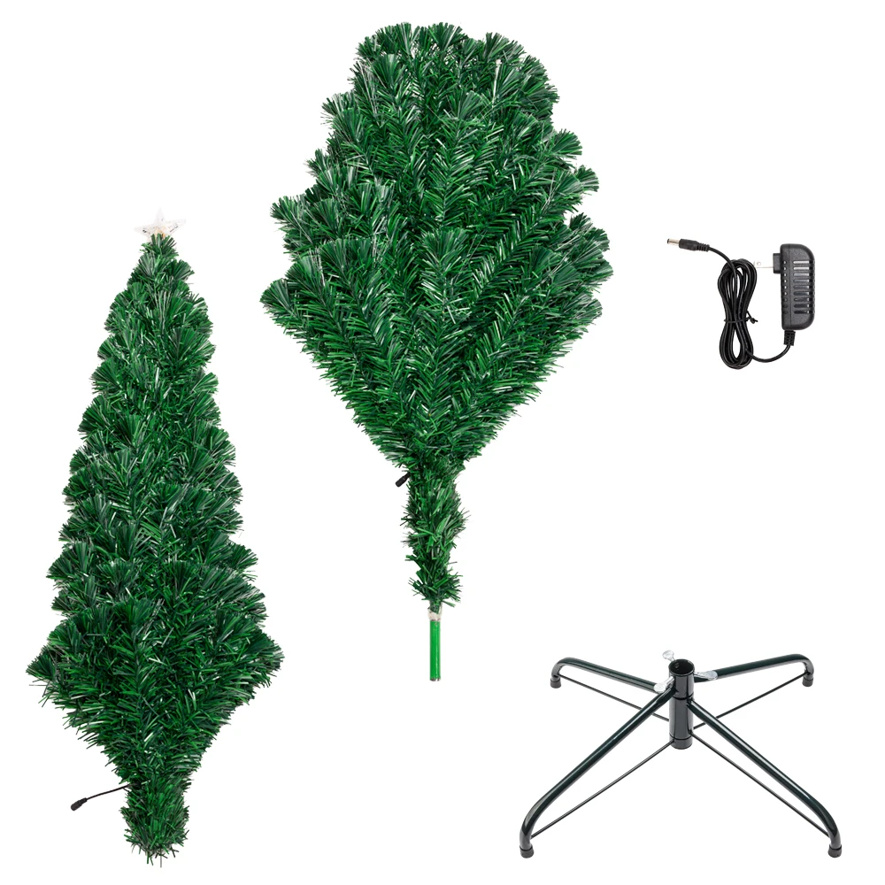 

6FT Iron Leg White PVC 650 Branches Christmas Tree