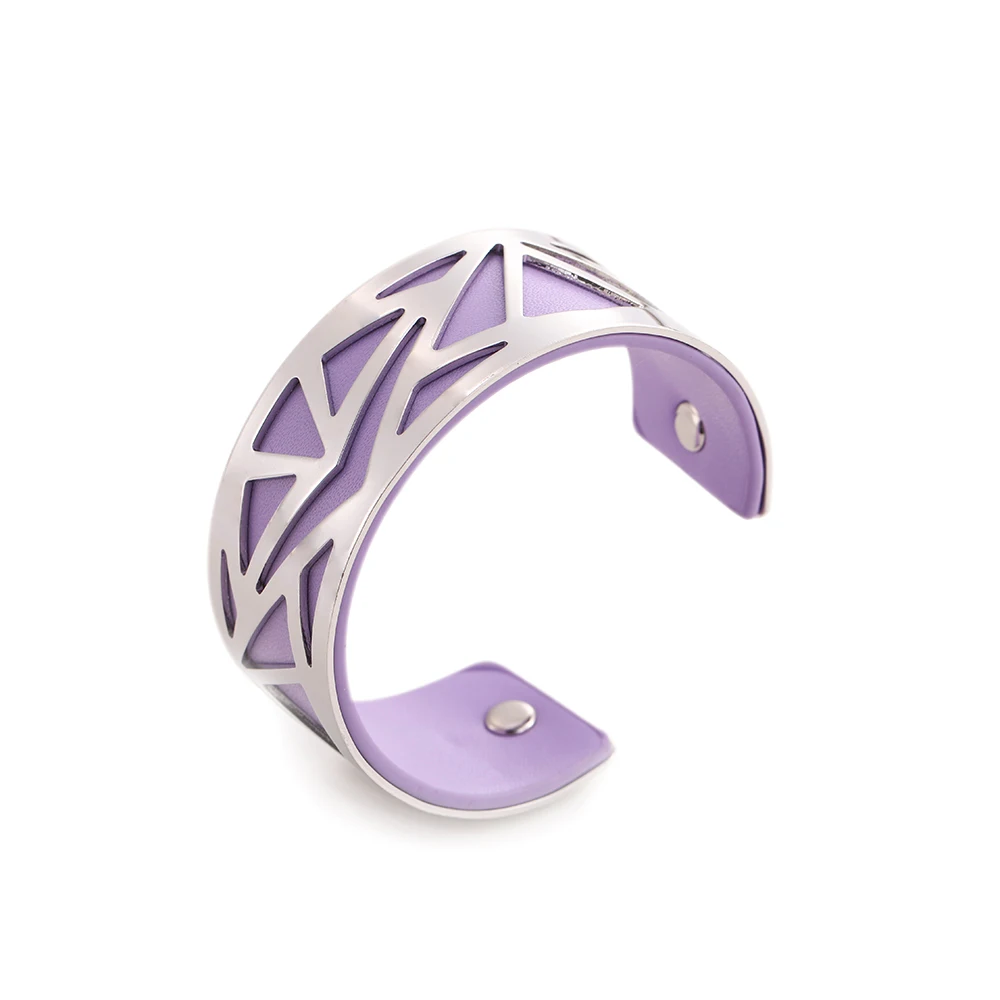 PURPLE 1 16 цветов, Браслет-манжета, ювелирное изделие, браслеты для женщин, браслеты для влюбленных, индийский кожаный браслет, Femme, жоржет, золото, серебро - Окраска металла: PURPLE 1