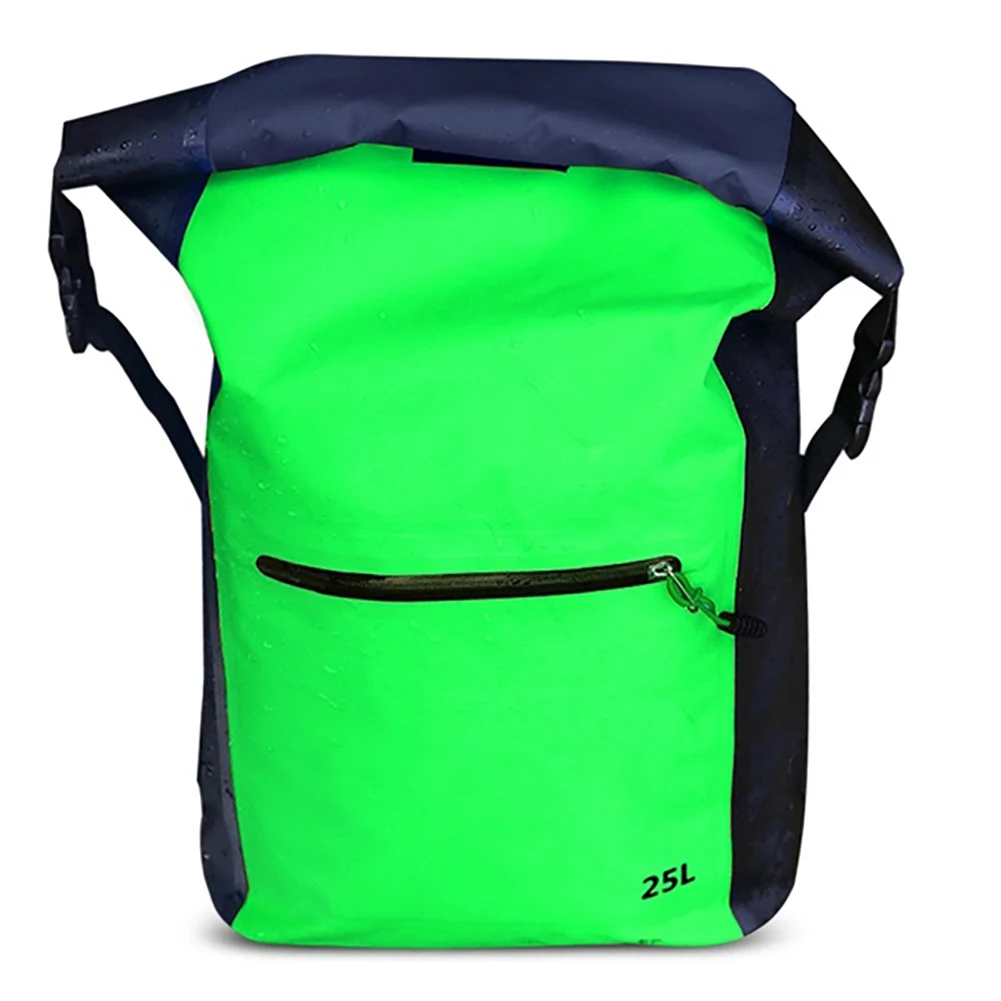 Green 25L ПВХ водонепроницаемый плавательный мешок Рафтинг Спорт Каякинг каноэ рюкзак для путешествий ведро сухой мешок сумка для хранения - Цвет: Green