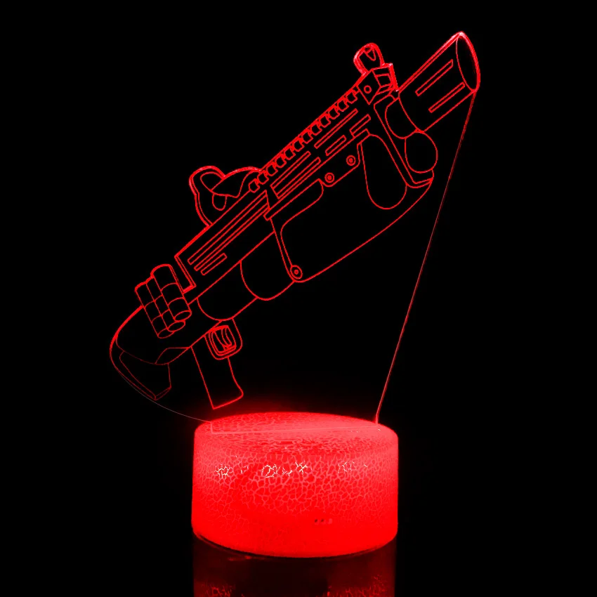 Children Sleep Light Projection Lamp Kids Bedroom Night LED Lights Battle Royale Action Figure Christmas Gifts Toys