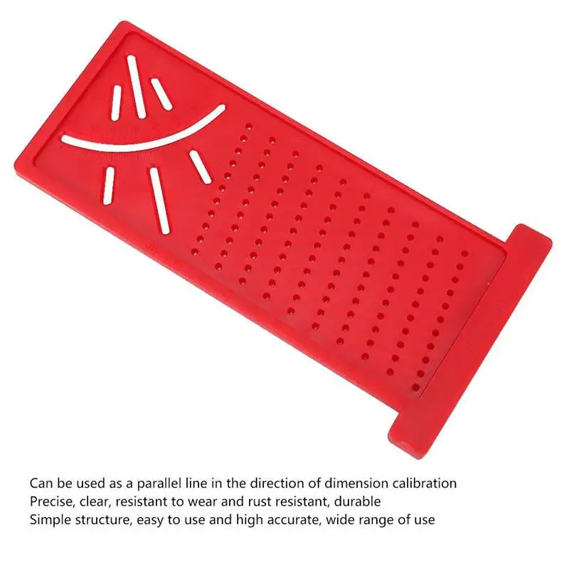 Деревообработка Scribe Mark Line Gauge Т-образная линейка квадратный макет митер точный измеритель измерительный инструмент измерительный прибор плотник угловая линейка