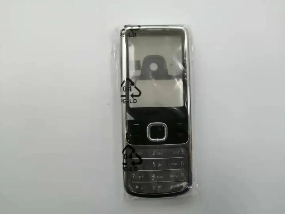 Yqwsyxl для Nokia 6700 6700C металлический полный корпус передняя рамка+ задняя крышка+ английская клавиатура Запасные части
