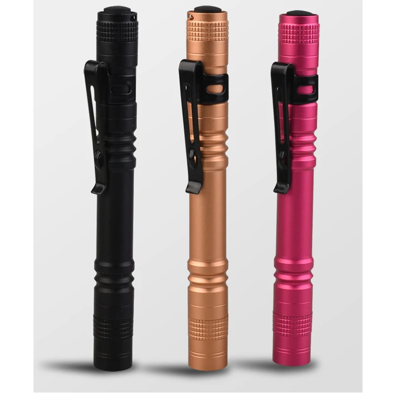 Double light source medical pupil pen light LED ophthalmology yellow