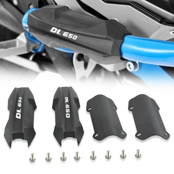 

For SUZUKI V-STROM VSTROM DL650 DL 650 One pair Motorcycle Engine Crash bar Protection Bumper Decorative Guard Block 25mm