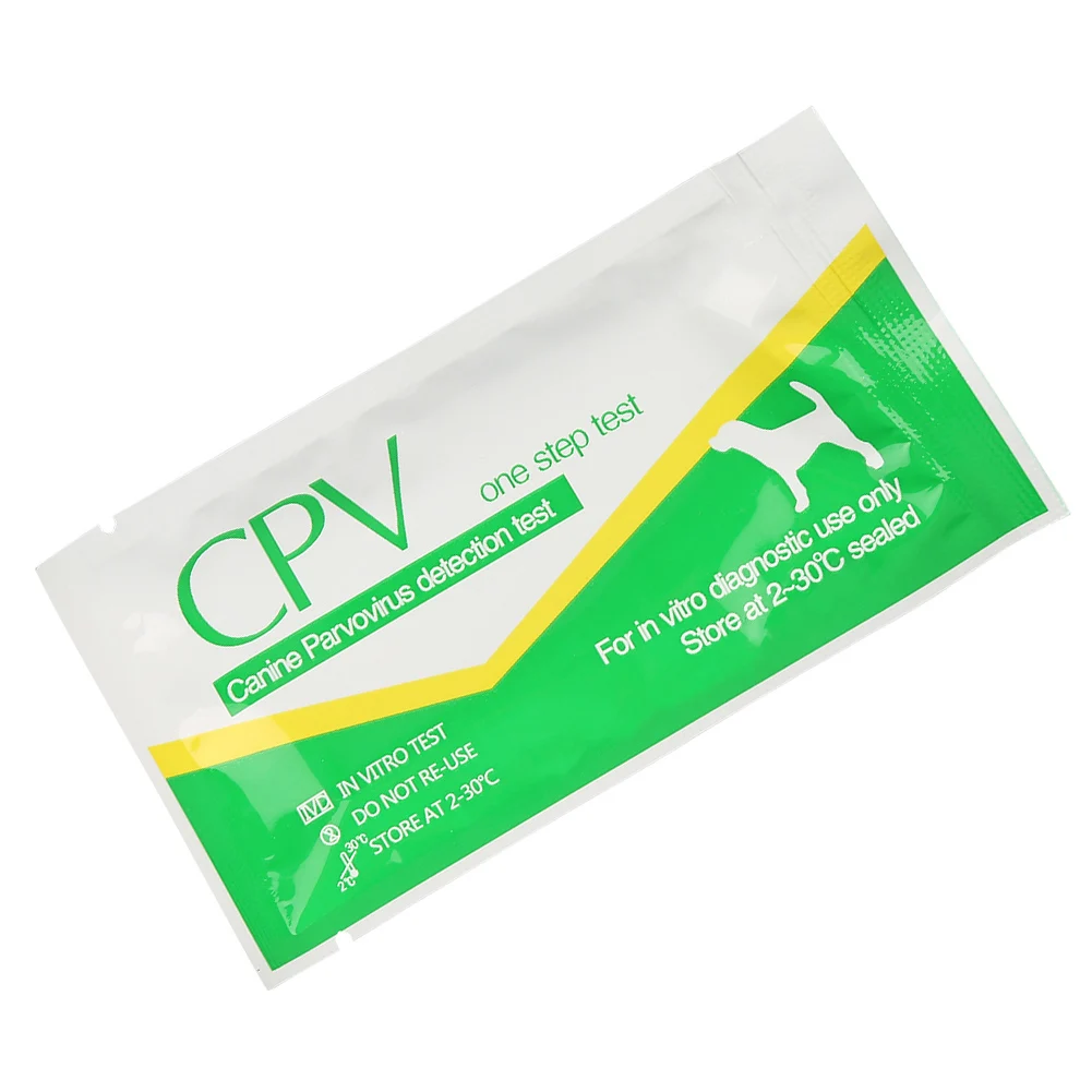 Собака CDV Canine Distemper вирусы/CPV Canine Parvovirus тест полосы товар для животных Здоровье Уход дома носовые тампоны Здоровье Тест Бумага