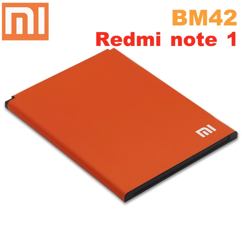 Xiao Mi оригинальная запасная батарея BM42 для Xiaomi Redmi Note 1 аутентичная телефона 3200 мАч