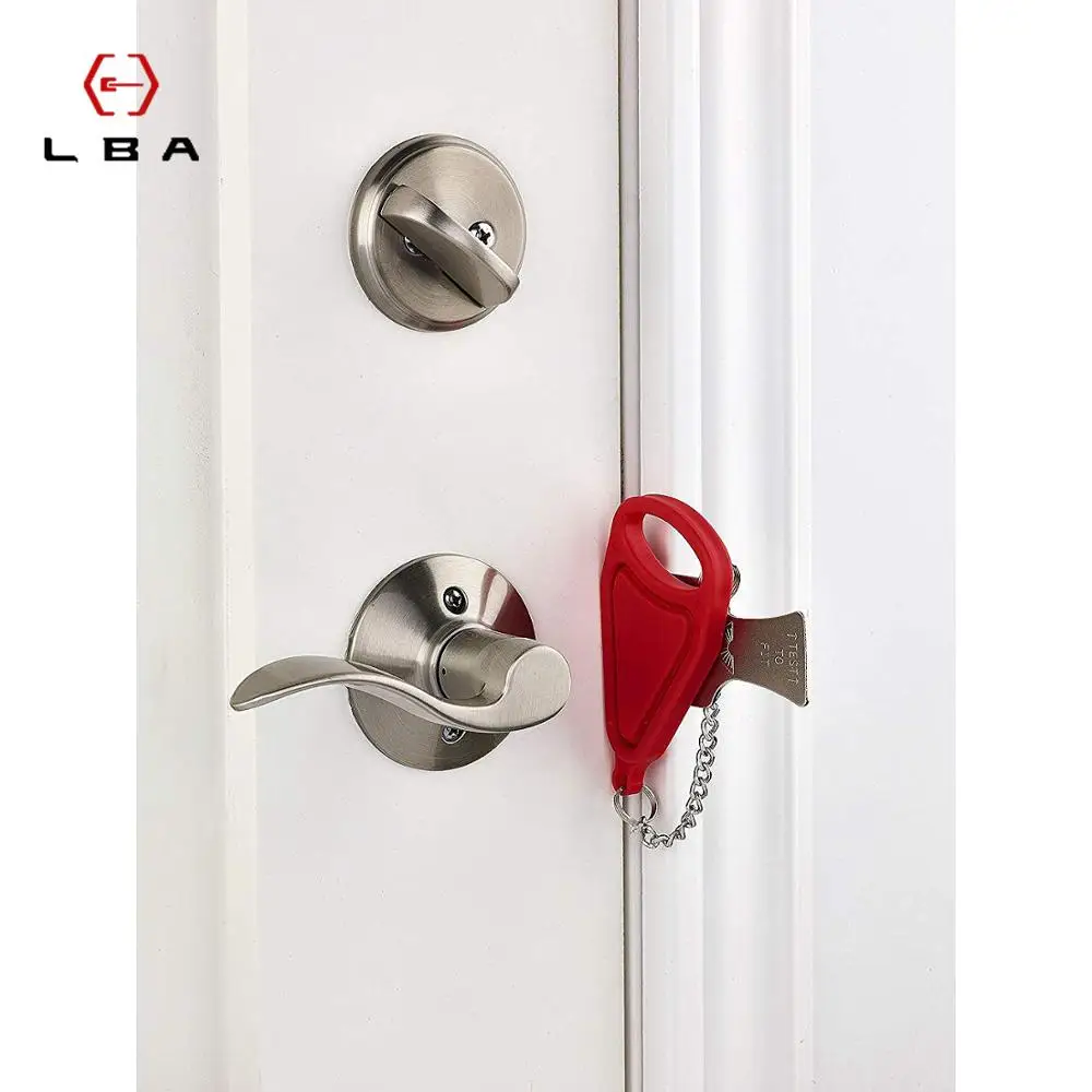 Portable Hotel Door Lock Locks Self-Defense Door Stop Travel Travel Accommodation Door Stopper Door Lock - Image 3