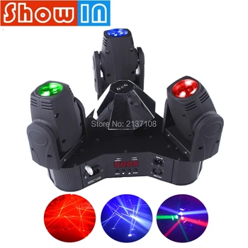 

3*10W RGBW Cree LED Moving Head Beam Wash Cabeza Movil DMX Disco Nightclub Party DJ Music Show Event Hire Stage Effect Lighting
