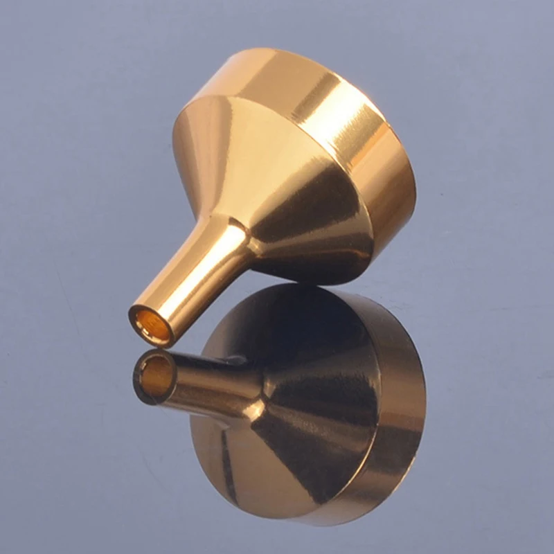 1PCS Stainless Steel Funnel Metal Mini Funnels Transferring Liquid For Perfume Split Bottles Container 