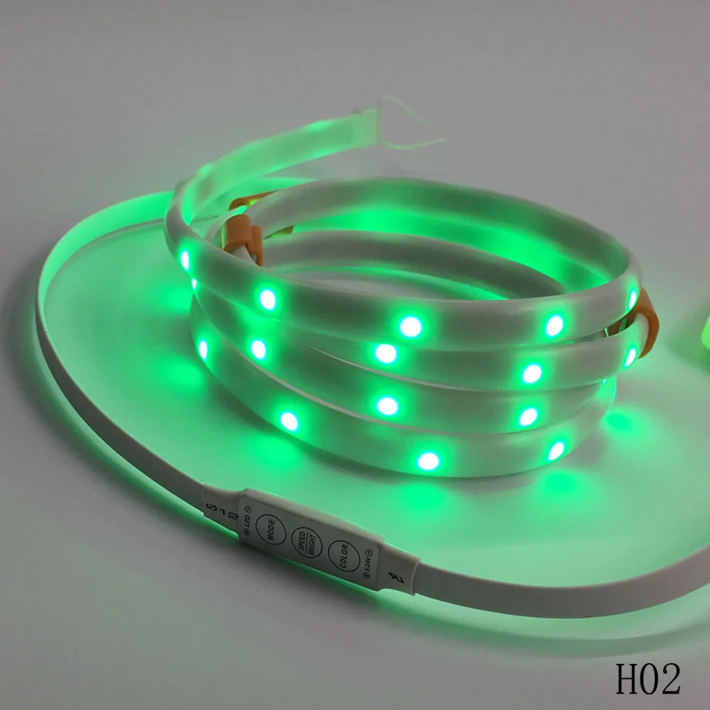 H02 Водонепроницаемый IP67 с питанием от USB светодиодные фонари для кемпинга Пеший Туризм безопасности чрезвычайных ситуаций Портативный светодиодный свет шнура светодиодный Фонари - Испускаемый цвет: H02