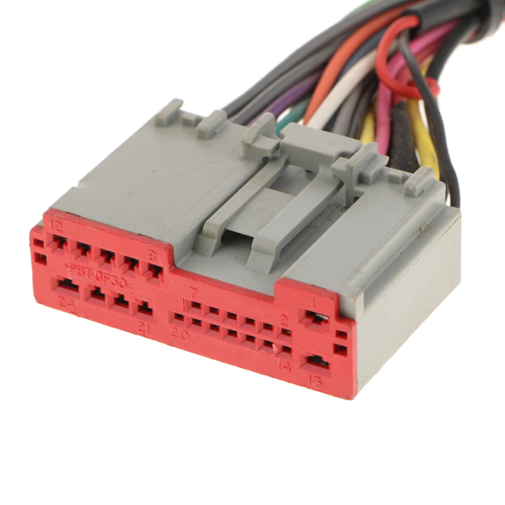Car Stereo Radio ISO Wiring Harness Connector Fit for Ford/Hyundai/Lincoln