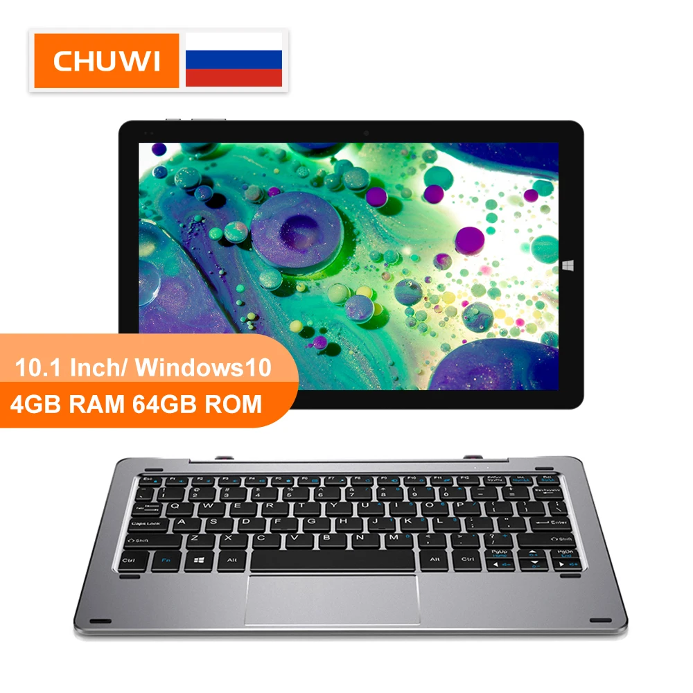 CHUWI Original Hi10 Air 10.1inch Windows10 tablet Intel Cherry Trail-T3 Z8350 Quad Core 4GB RAM 64GB ROM Type-C 2 in 1 Tablet