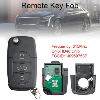 

315Mhz 3+1 Buttons Car Remote Key with ID68 Chip 1J0959753F Fit for 1998 / 1999 / 2000 / 2001 Volkswagen VW Beetle Golf