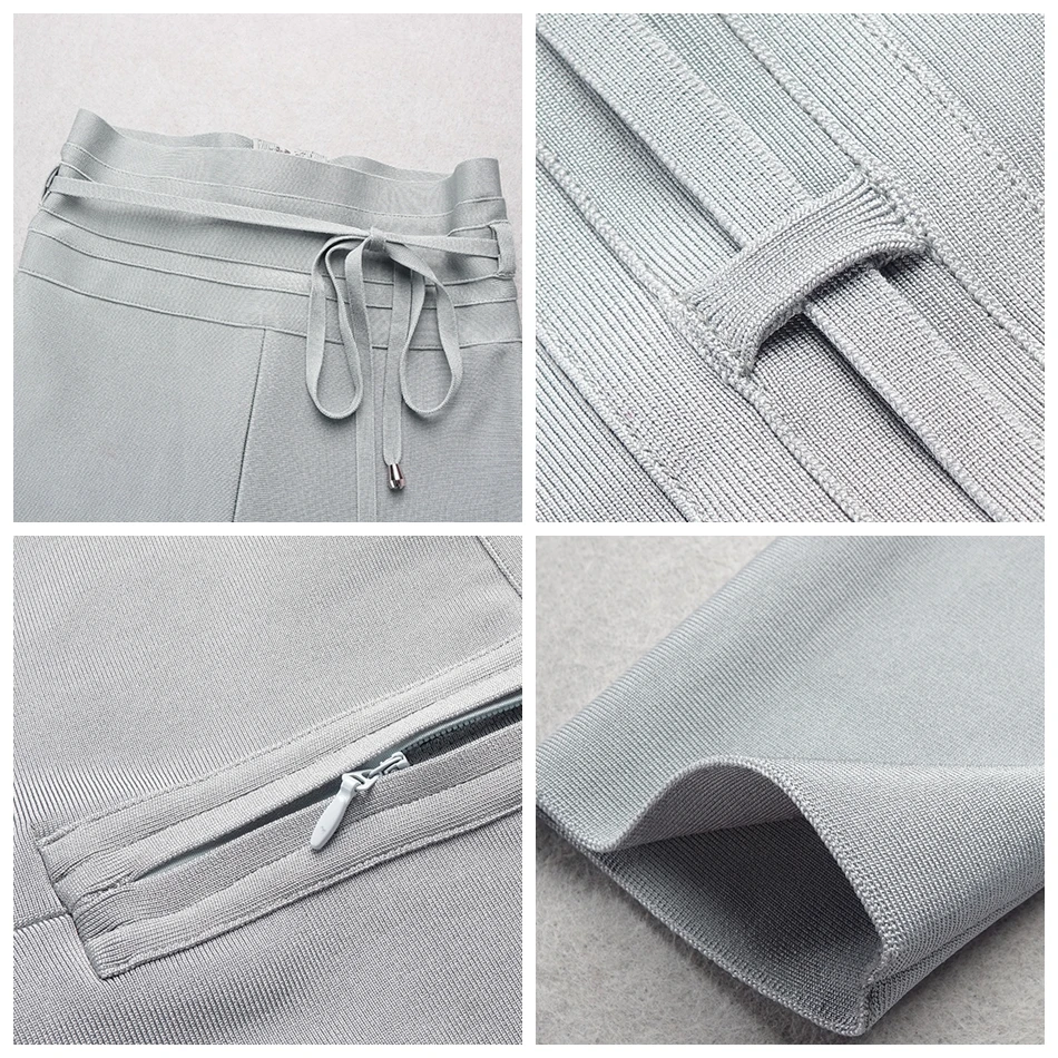 2021 Summer New Women Pants Sexy Strappy Pants Elegant High Waist Full Length Pencil Pants Celebrity Club Party Vestidos
