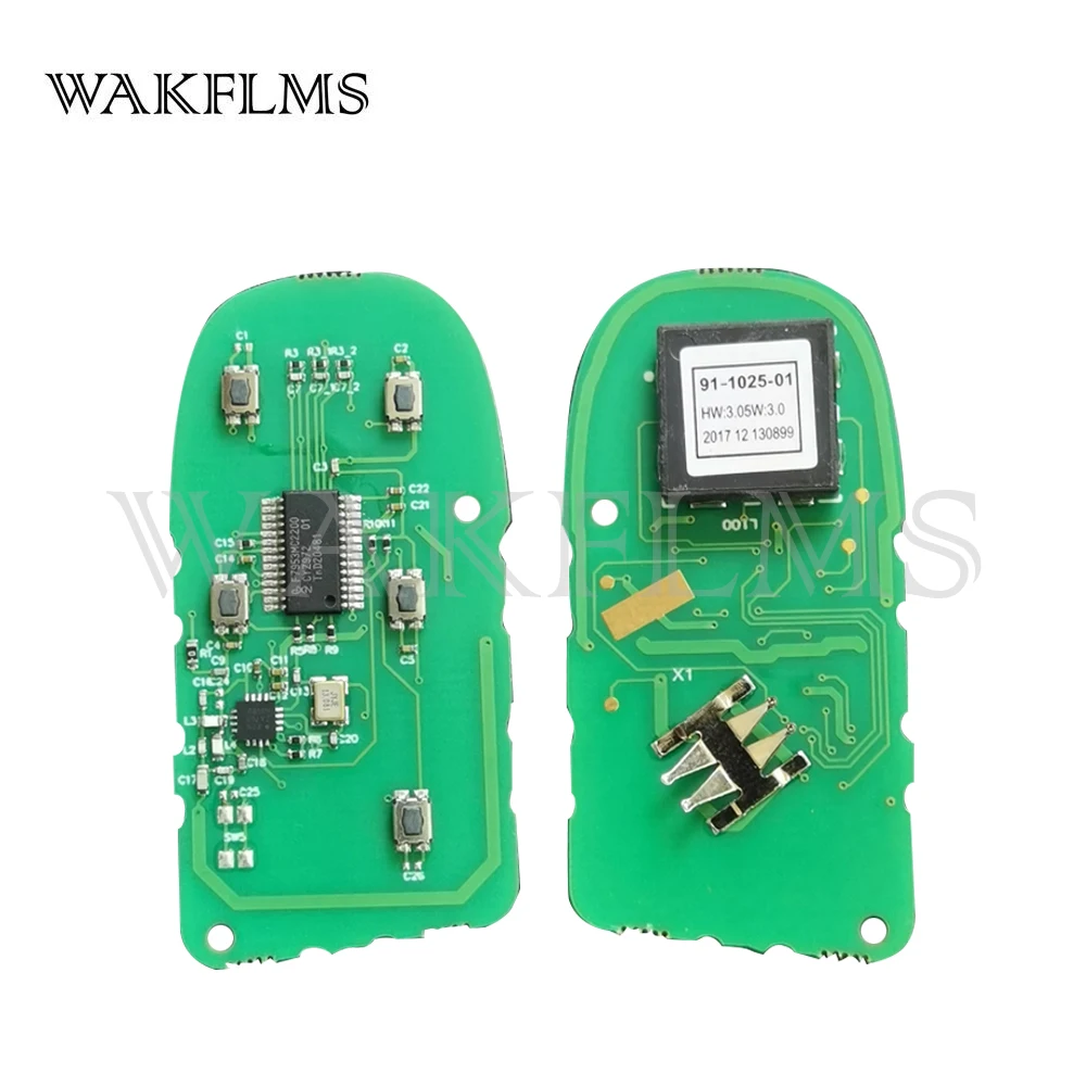 For Dodge Ram  Ram Pickup HD 2500 3500 4500 5500 433MHz ASK PCF7953M GQ4-76T P/N:68381171AB 3Button Smart Key Car key