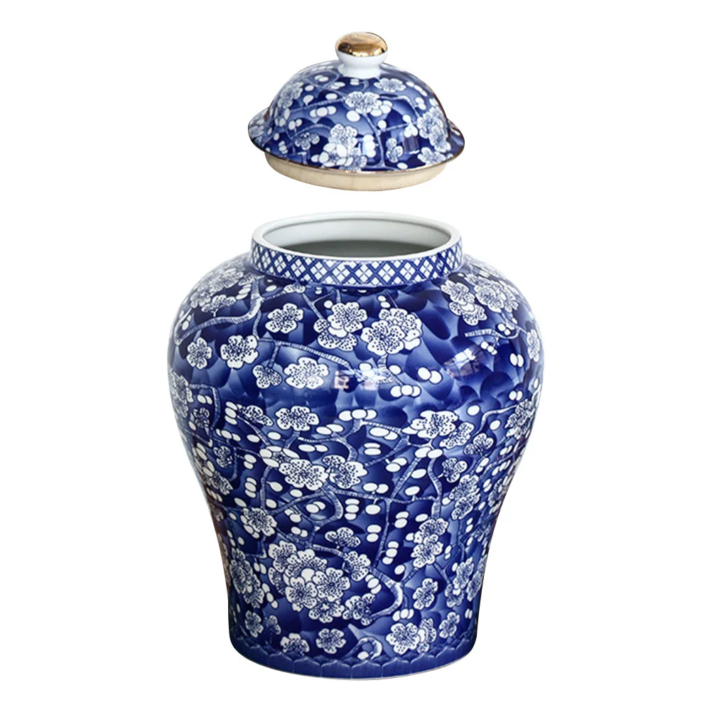 1Pc Ceramic Storage Jar with Lid Kitchen Exquisite Holder (Assorted Color) | Дом и сад