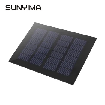 

SUNYIMA Solar Panel Sunpower Polysilicon Silicon 6V1.5W 140*126mm DIY solar Kit Solaire portable Solar Power Charger cell
