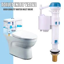 Valve d'entrée de toilette réglable, robinet de chasse d'eau, réservoir de toilette, bouton-poussoir, pour réservoir de toilette, siphon de salle de bains G1/2