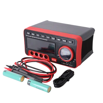 

RICHMETERS RM123 Digital Multimeter Tester 19999 voltmeter probes 1.2M Blue tooth Speaker Auto-Ranging Analog Bar ammeter